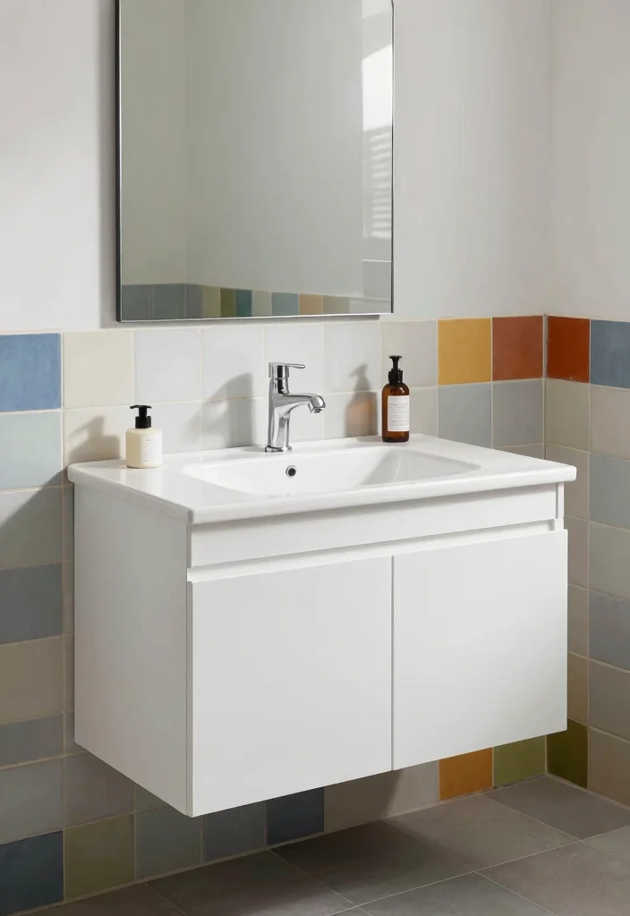 14 Floating Bathroom Vanity Ideas For Modern Homes - 14. Classic White: Timeless and Versatile 1