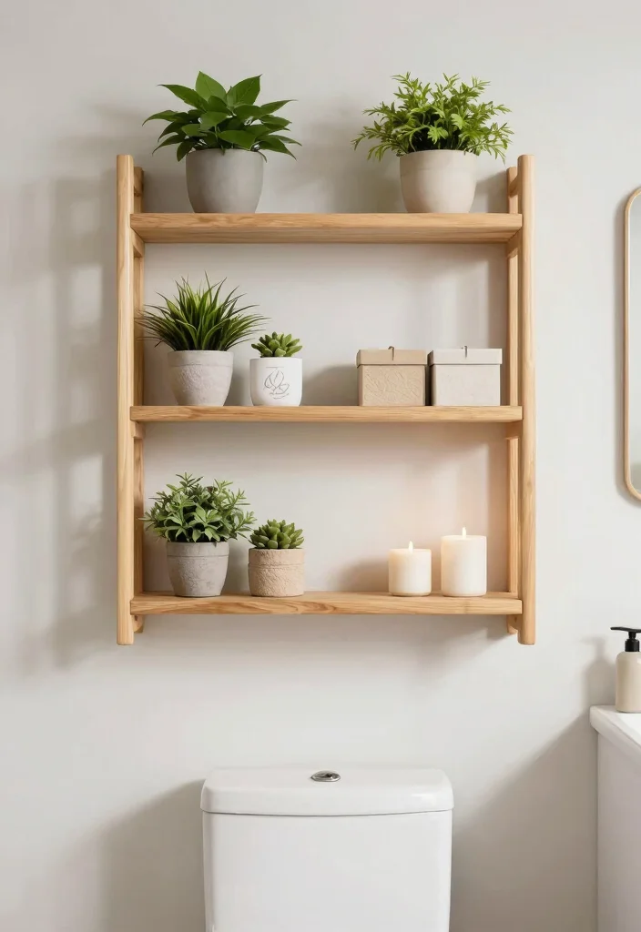 14 Ikea Bathroom Ideas For Simple Smart Design - 7. Space-Saving Solutions: Over-the-Toilet Storage 1