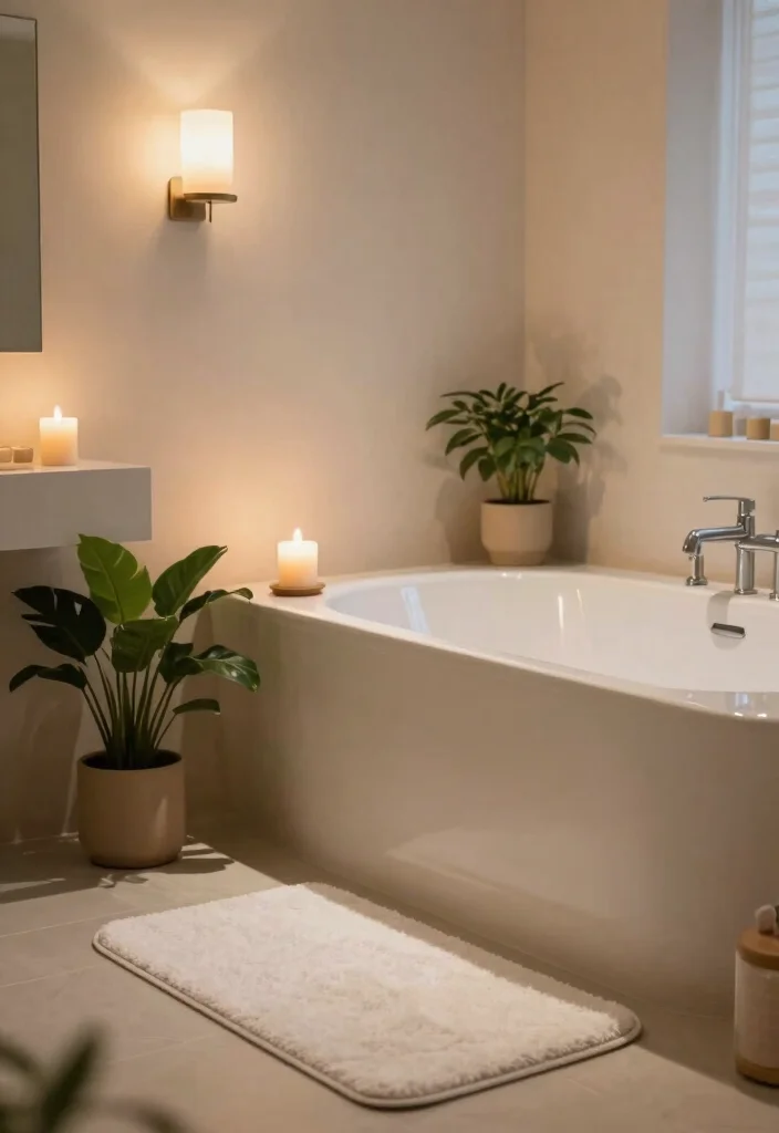 14 Ikea Bathroom Ideas For Simple Smart Design - 9. Soft Lighting for a Spa-Like Ambiance 1