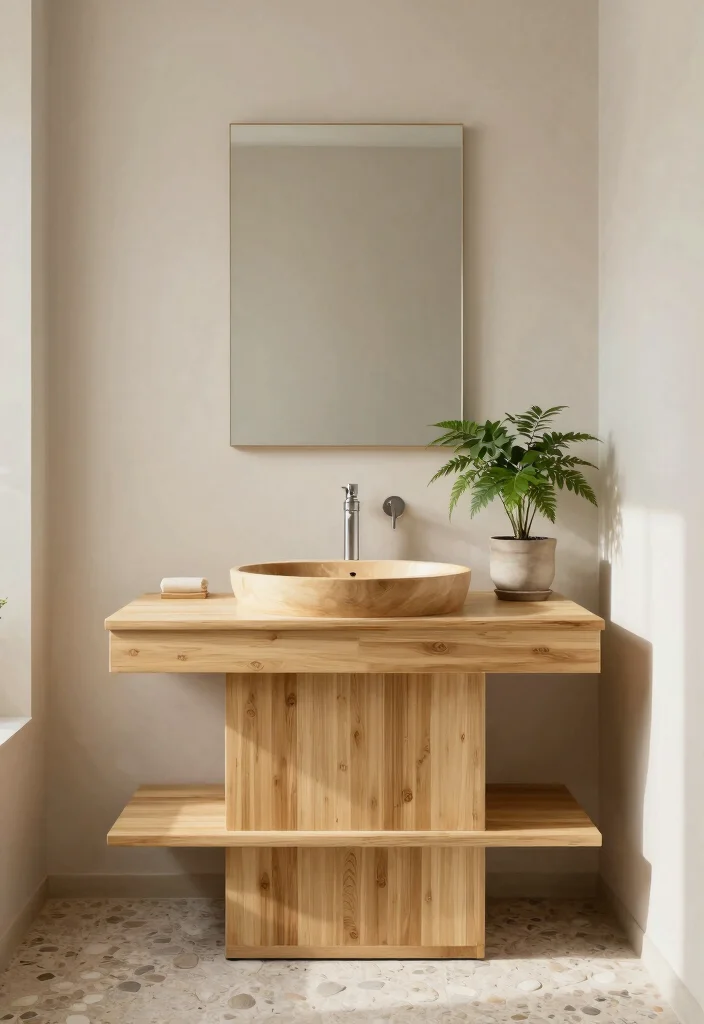 14 Off Center Sink Bathroom Vanity Ideas For Creative Layouts - 13. Serene Spa-like Off Center Designs 1