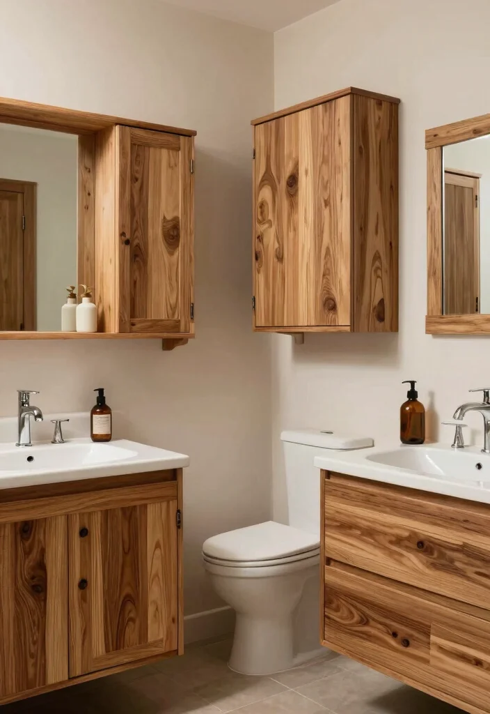 14 Wood Bathroom Ideas With Natural Texture - 14. Natural Wood Finishes 1