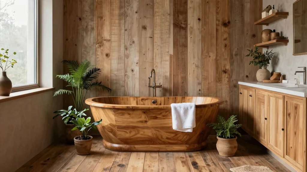 14 Wood Bathroom Ideas With Natural Texture