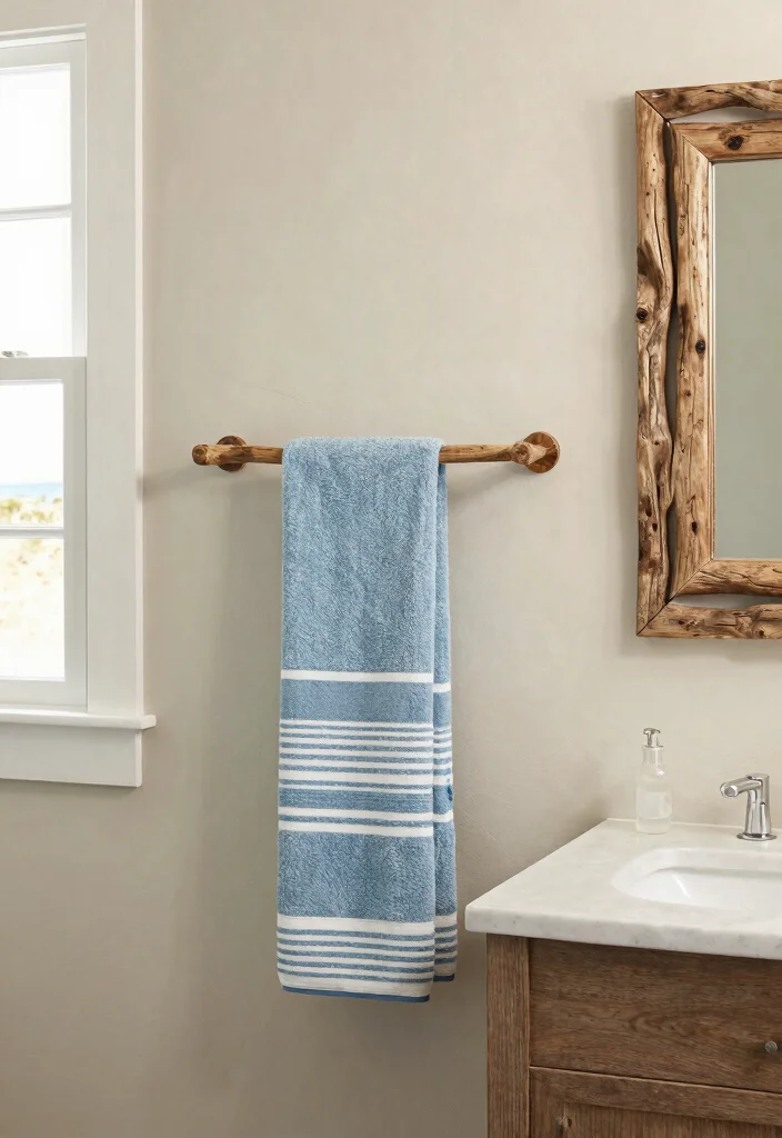 15 Bathroom Wood Wall Ideas With Cozy Warmth - 10. Driftwood Accents 1
