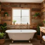 15 Bathroom Wood Wall Ideas With Cozy Warmth