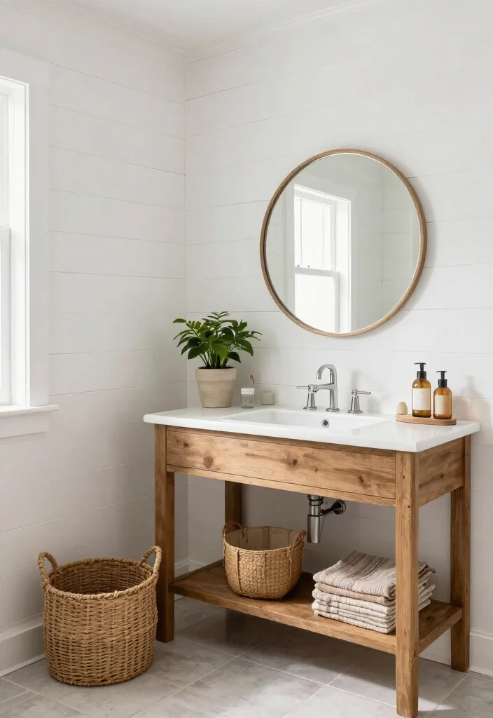 15 Bathroom Wood Wall Ideas With Cozy Warmth - 2. Shiplap Walls 1