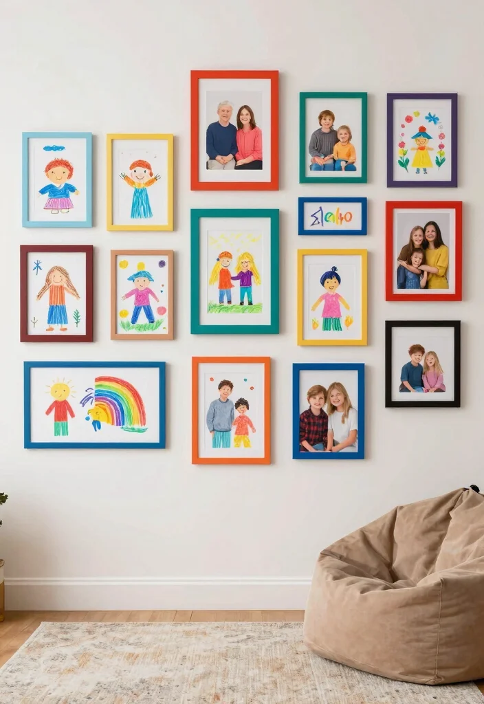 15 Bedroom With 2 Beds Ideas Shared and Stylish - 2. Gallery Wall Dreams 1