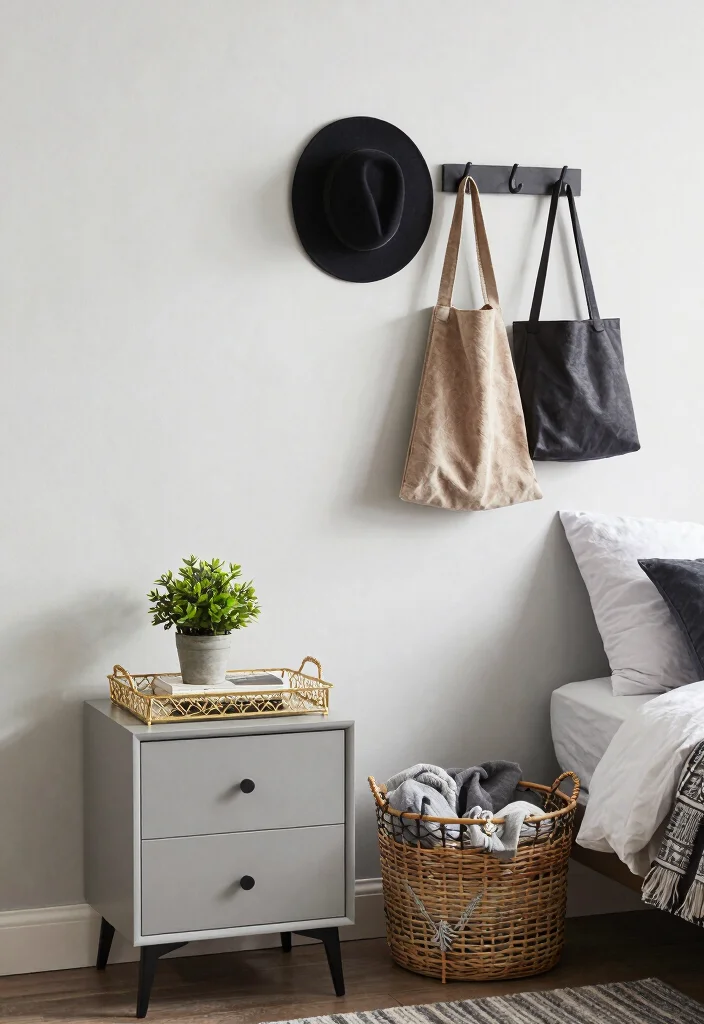 15 Medium Size Bedroom Ideas: Balanced Comfortable Layouts - 12. Incorporating Functional Decor 1