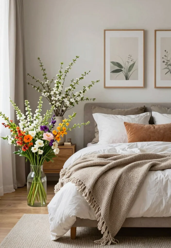 15 Medium Size Bedroom Ideas: Balanced Comfortable Layouts - 15. Seasonal Décor Changes 1