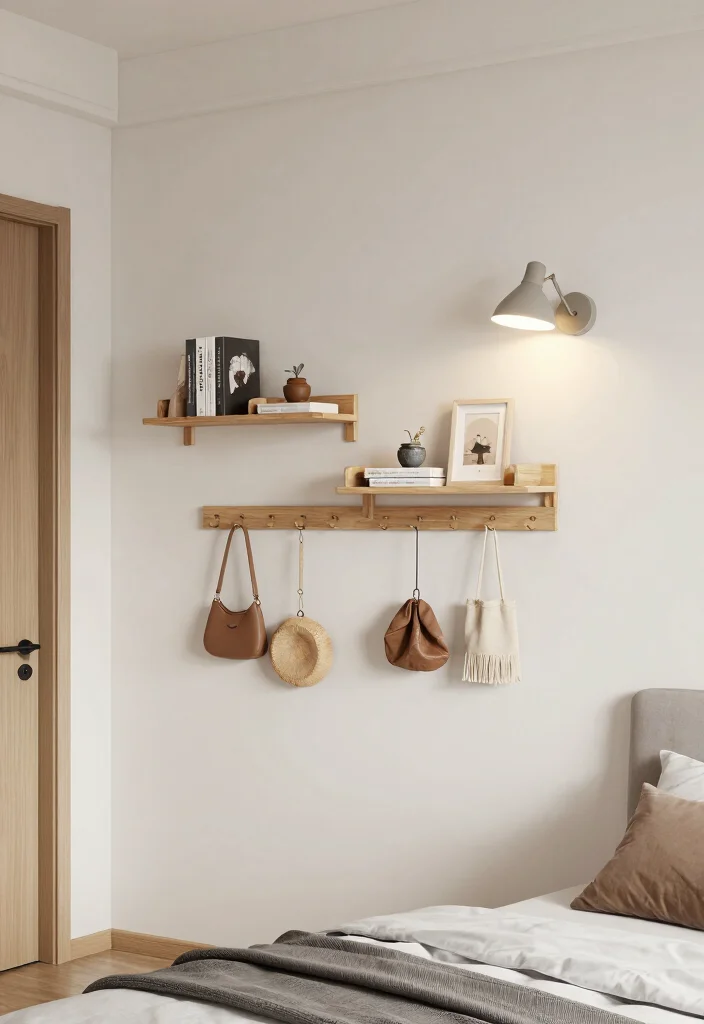 15 Medium Size Bedroom Ideas: Balanced Comfortable Layouts - 8. Wall-Mounted Solutions 1