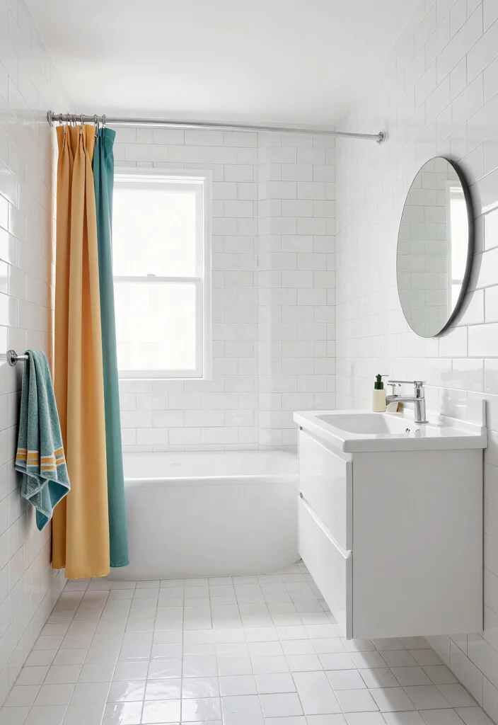 15 Metro Tile Bathroom Ideas For Urban Living - 1. Classic White Metro Tiles 1
