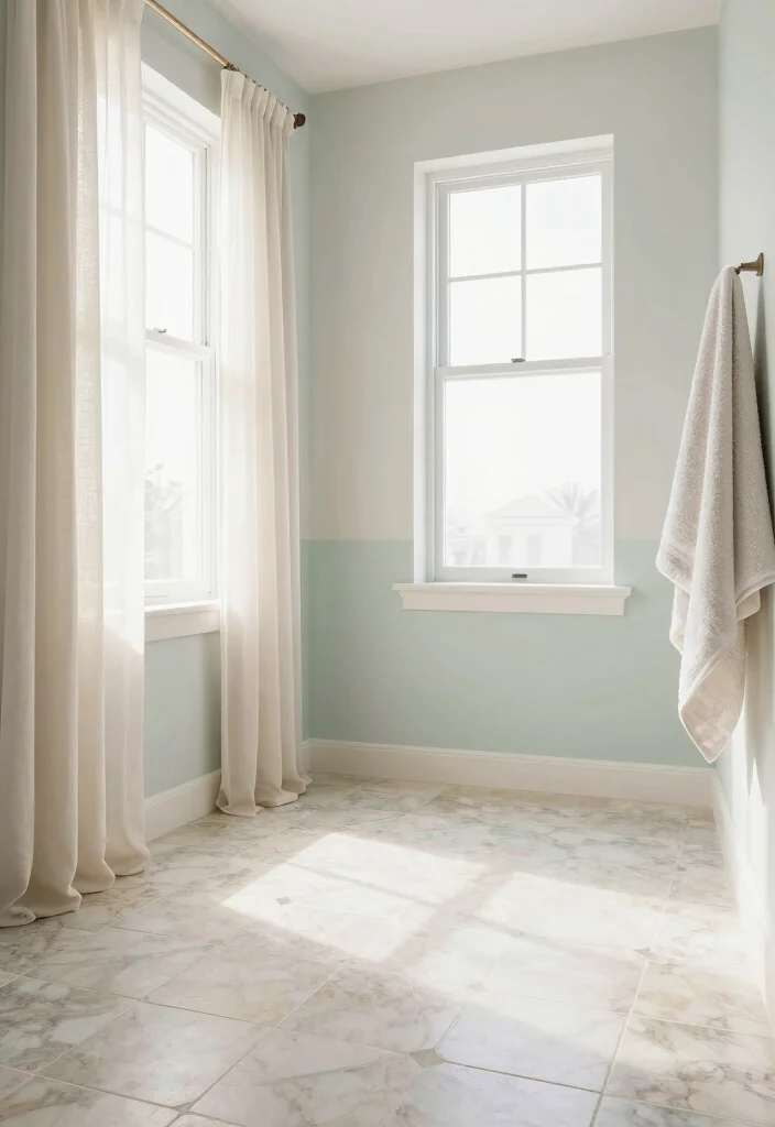 15 Saltillo Tile Bathroom Ideas With Rustic Warmth - 11. Bright and Airy with Saltillo Tile Warmth 1