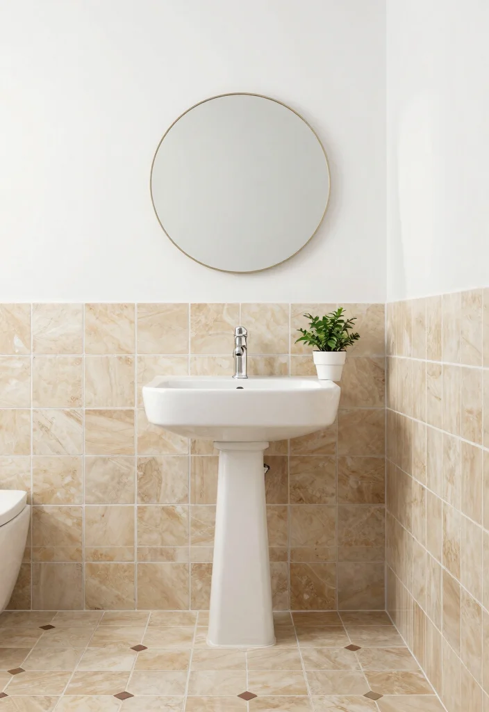 15 Saltillo Tile Bathroom Ideas With Rustic Warmth - 8. Minimalist Elegance with a Rustic Touch 1