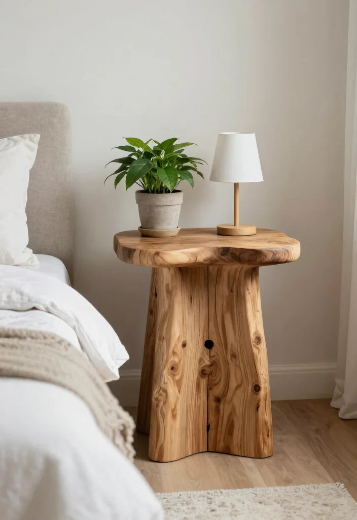 15 Side Tables Bedroom Modern Luxury Ideas for a Sleek, Elegant Touch - 13. Eco-Friendly Options 1