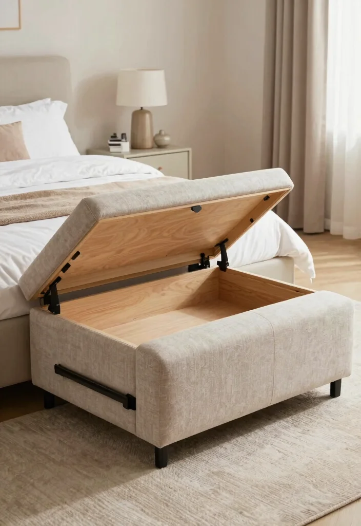 15 Small Bedroom Closet Design Ideas: Compact and Stylish - 13. Multi-functional Furniture 1