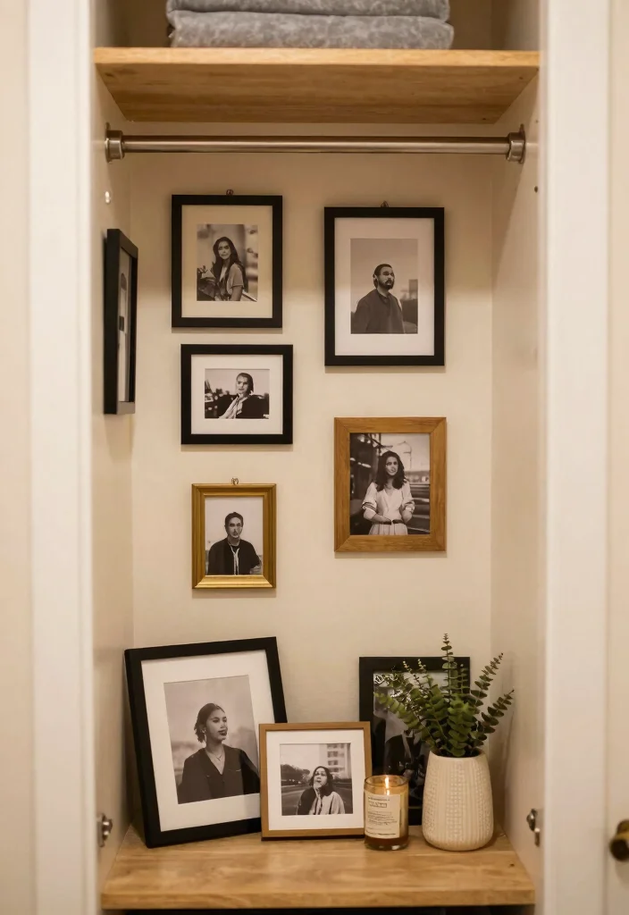 15 Small Bedroom Closet Design Ideas: Compact and Stylish - 15. Personal Touches 1