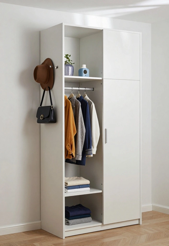 15 Small Bedroom Closet Design Ideas: Compact and Stylish - 2. Vertical Space Utilization 1