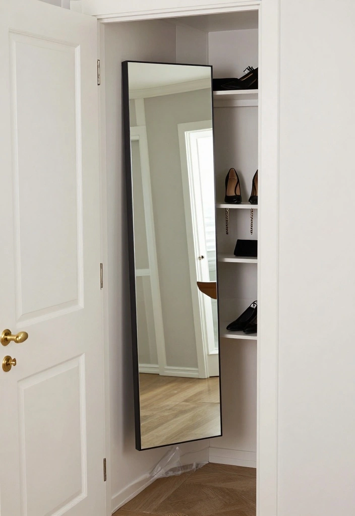 15 Small Bedroom Closet Design Ideas: Compact and Stylish - 7. Mirror Magic 1