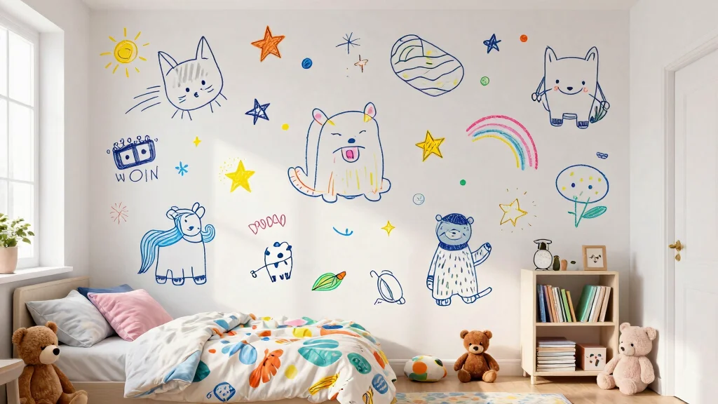 15 Wall Doodle Art Bedroom Ideas: Fun Artistic Expression