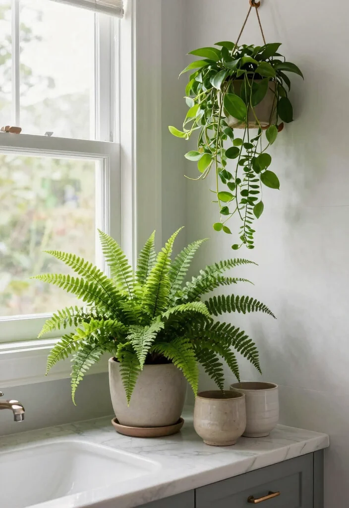 16 Bathroom Staging Ideas That Impress Buyers - 10. Go Green with Plants 1
