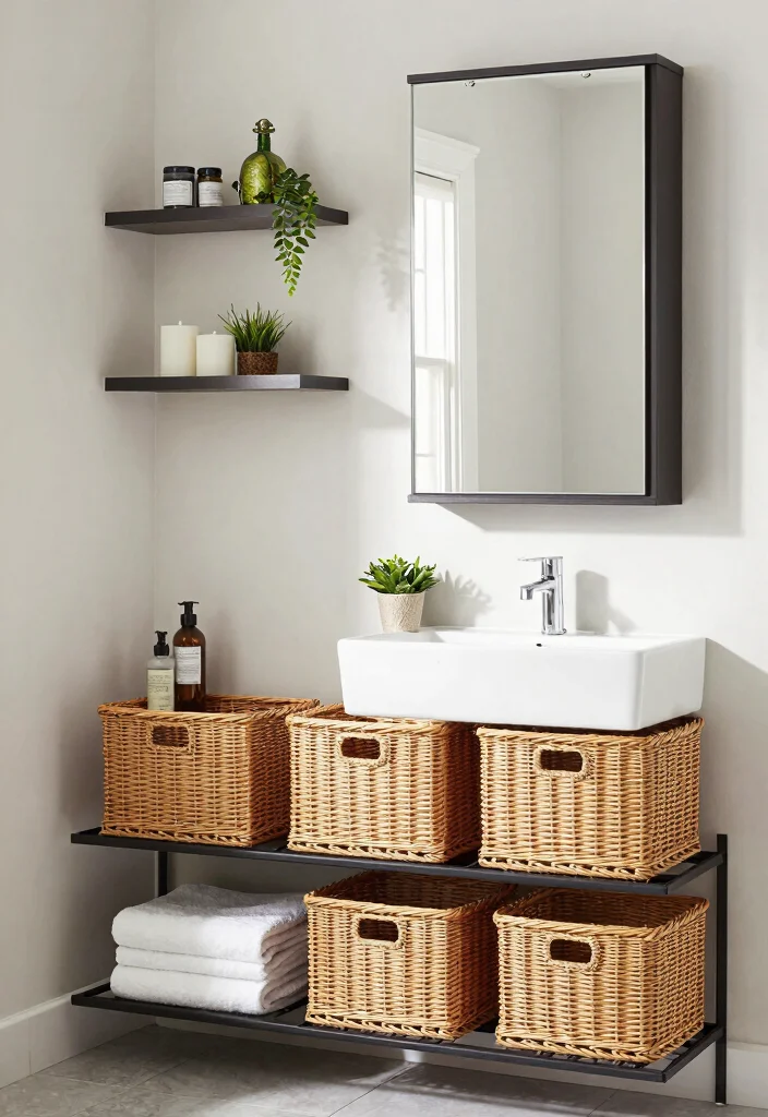 16 Bathroom Staging Ideas That Impress Buyers - 5. Optimize Your Storage Solutions 1