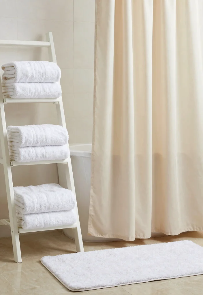 16 Bathroom Staging Ideas That Impress Buyers - 6. Incorporate Luxurious Textiles 1