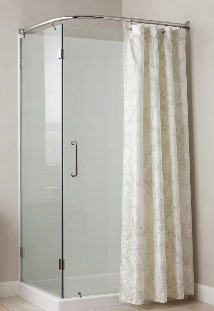 16 Bathroom Staging Ideas That Impress Buyers - 9. Upgrade Your Shower Curtain or Door 1
