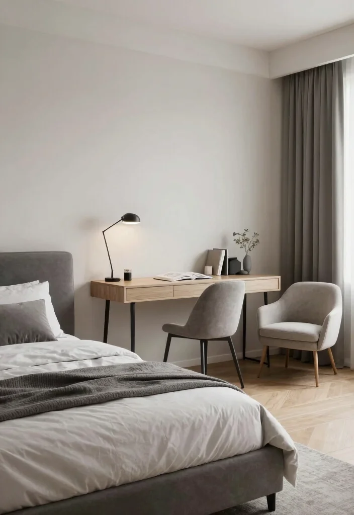 16 Bedroom Organization Ideas for Small Rooms: Smart Space Saving - 8. Create Zones in Your Bedroom 1