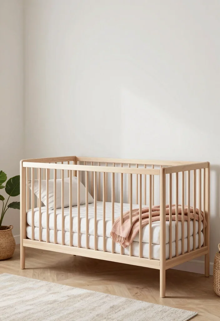 16 Cot Ideas for Bedroom Smart Baby Friendly Layouts - 12. Scandinavian Style Cots 1