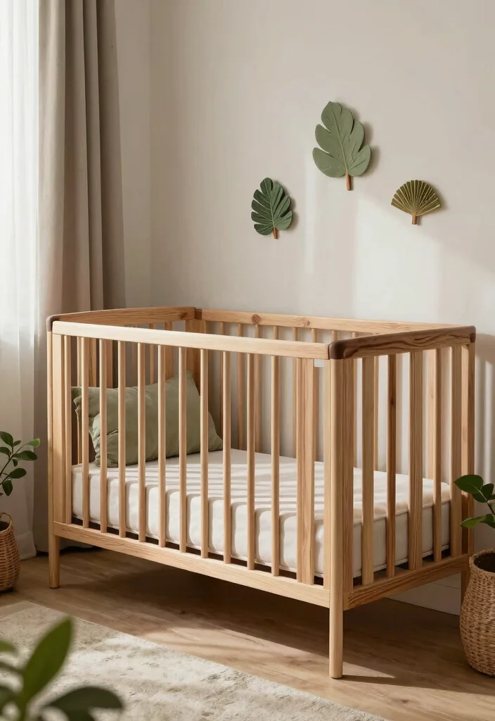 16 Cot Ideas for Bedroom Smart Baby Friendly Layouts - 15. Nature-Inspired Cots 1