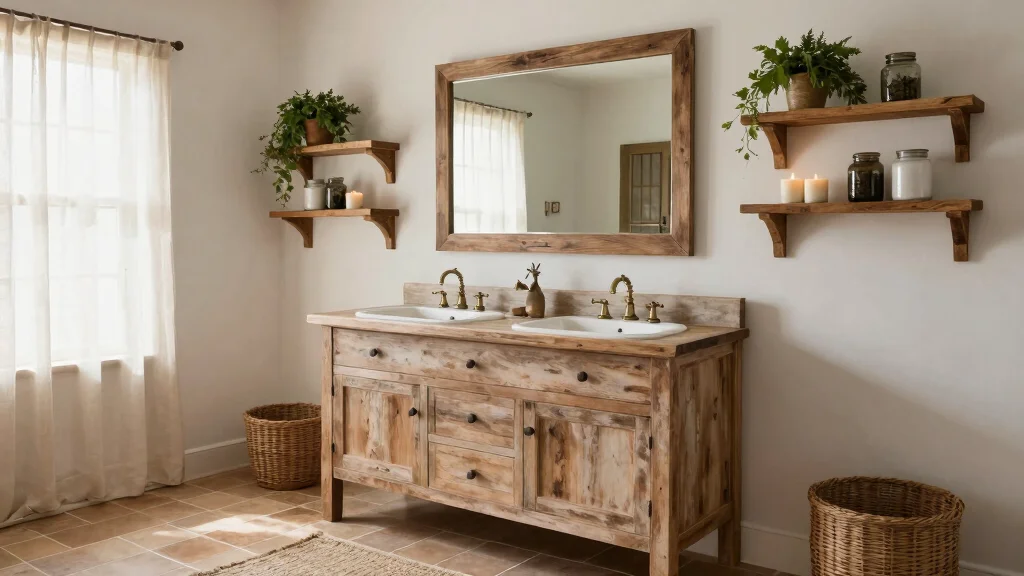 16 Farmhouse Bathroom Vanity Ideas With Rustic Beauty