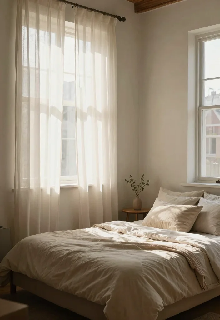 16 Small Loft Conversion Bedroom Ideas Airy and Clever - 5. Light-Filtering Window Treatments 1