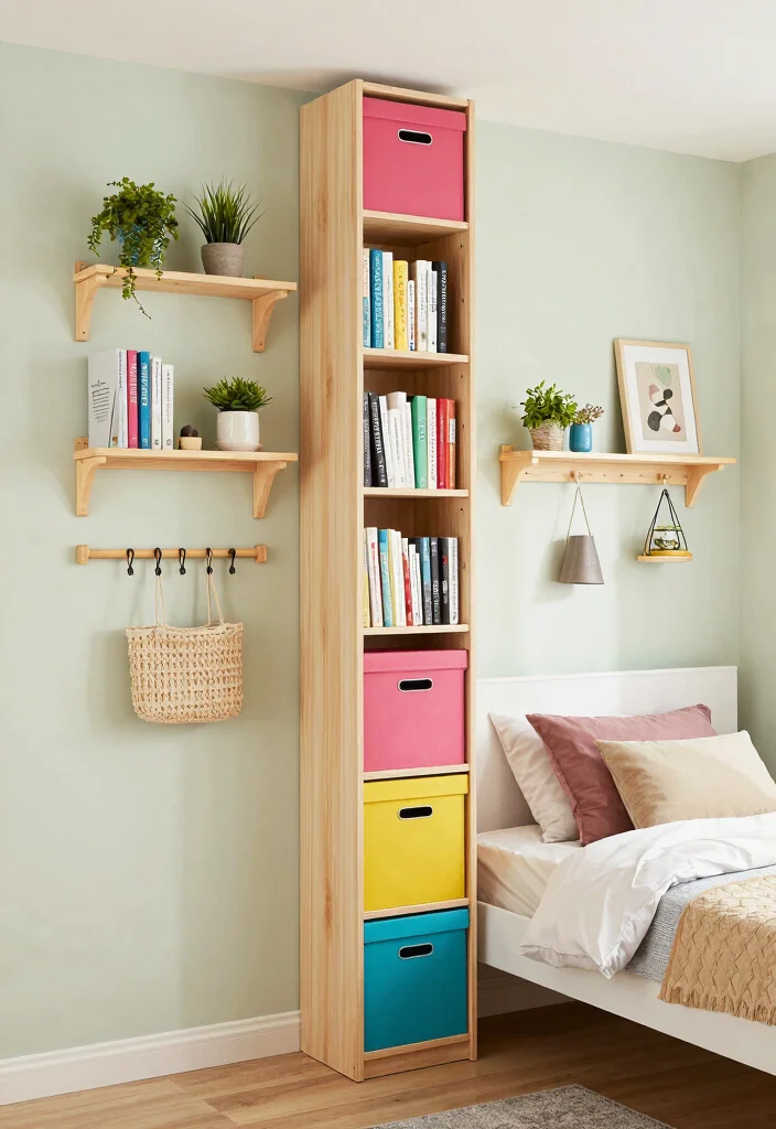 16 Tiny House Bedroom Ideas for Smart, Cozy Living - 2. Vertical Storage Solutions 1