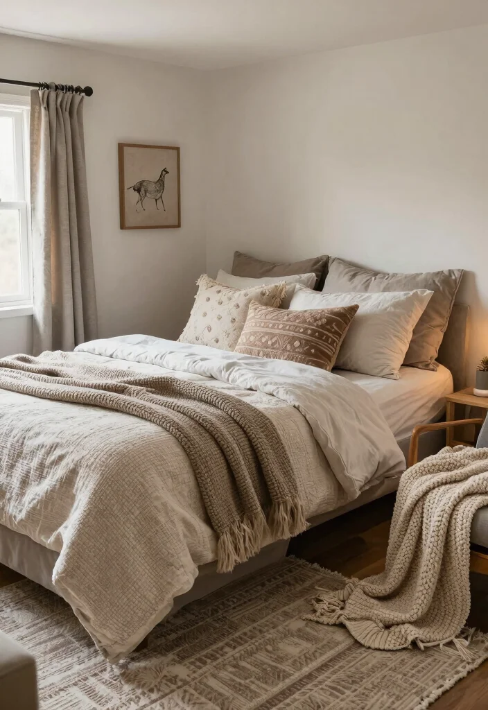 16 Tiny House Bedroom Ideas for Smart, Cozy Living - 3. Cozy Textiles 1