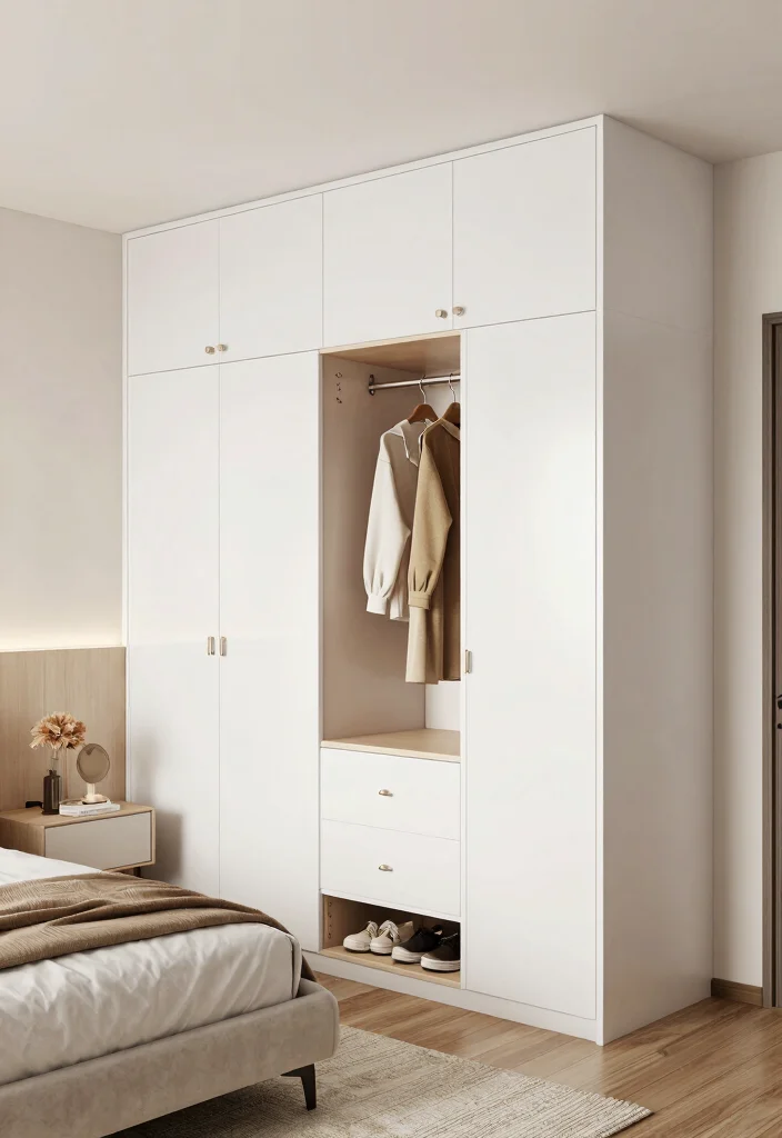 16 Wardrobe Design for Small Bedroom Ideas Smart Storage - 2. Built-In Wardrobe Solutions 1