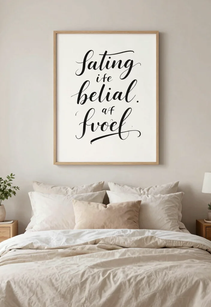 17 Bedroom Wall Decor Above Bed Ideas Balanced Stylish Focus - 13. Inspirational Quotes 1