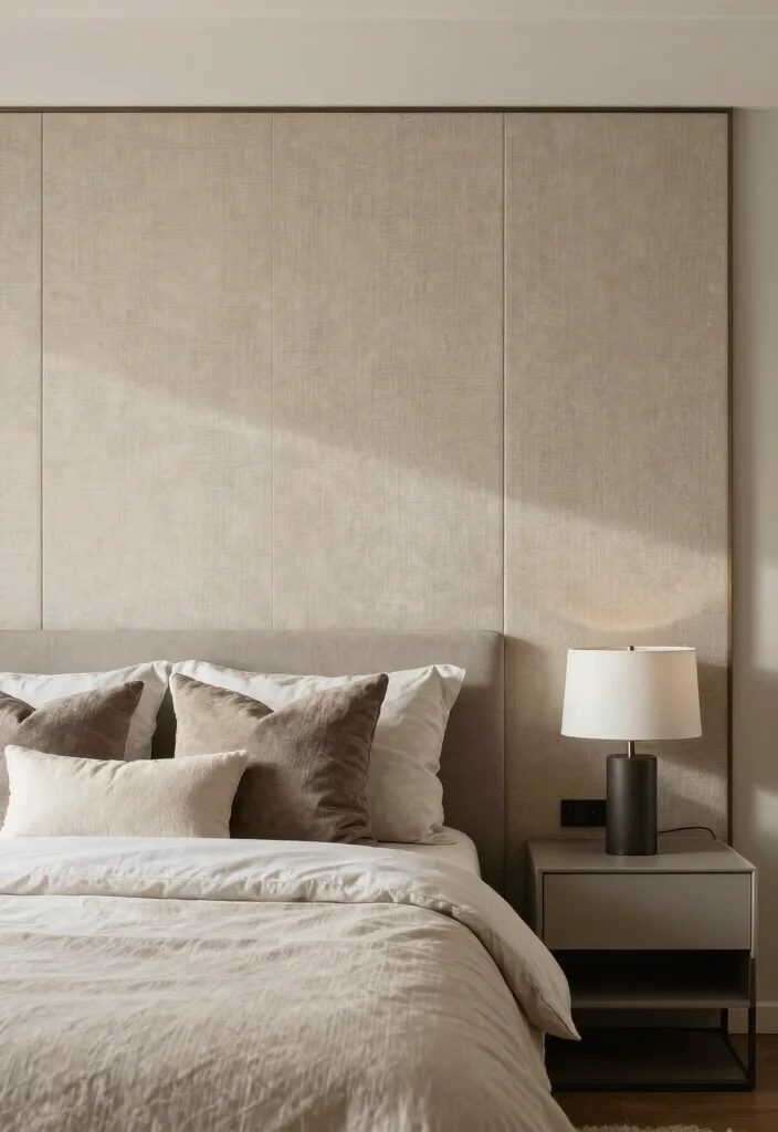 17 Bedroom Wall Decor Above Bed Ideas Balanced Stylish Focus - 9. Textured Wall Panels 1