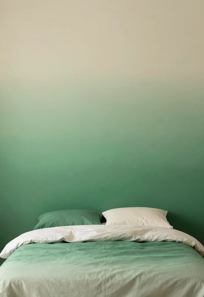 17 Green and Beige Bedroom Ideas: Calm Natural Harmony - 17. Harmonious Color Transitions 1