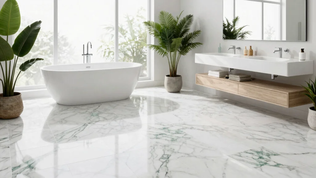 17 Master Bathroom Tile Floor Ideas For Dream Spaces