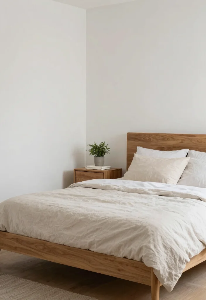 17 Modern Farmhouse Guest Bedroom Ideas: Warm Welcoming Style - 14. Embrace Minimalism 1