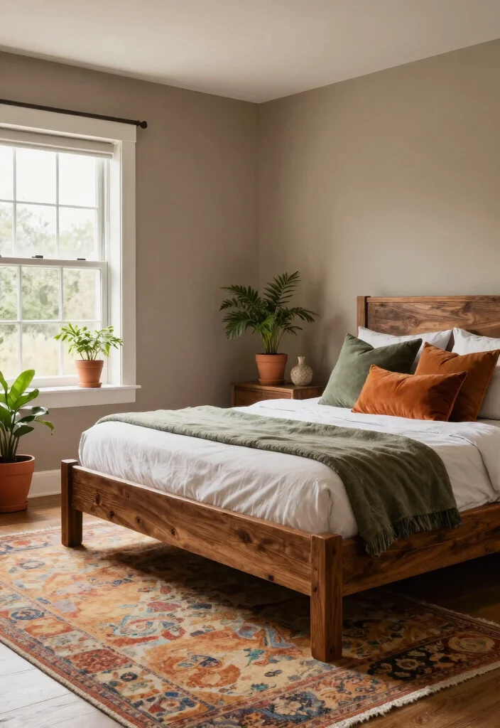 17 Modern Farmhouse Guest Bedroom Ideas: Warm Welcoming Style - 2. Warm Color Palettes 1