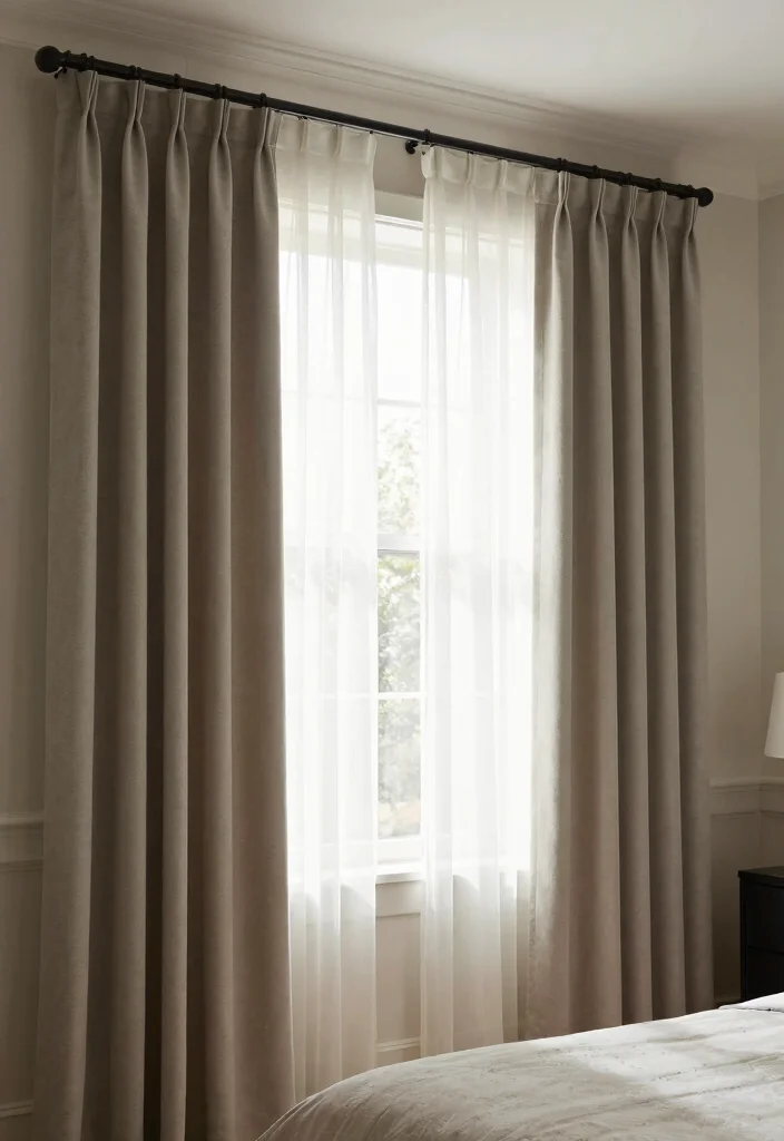 17 Ralph Lauren Bedroom Ideas: Classic Timeless Luxury - 12. Chic Window Treatments 1