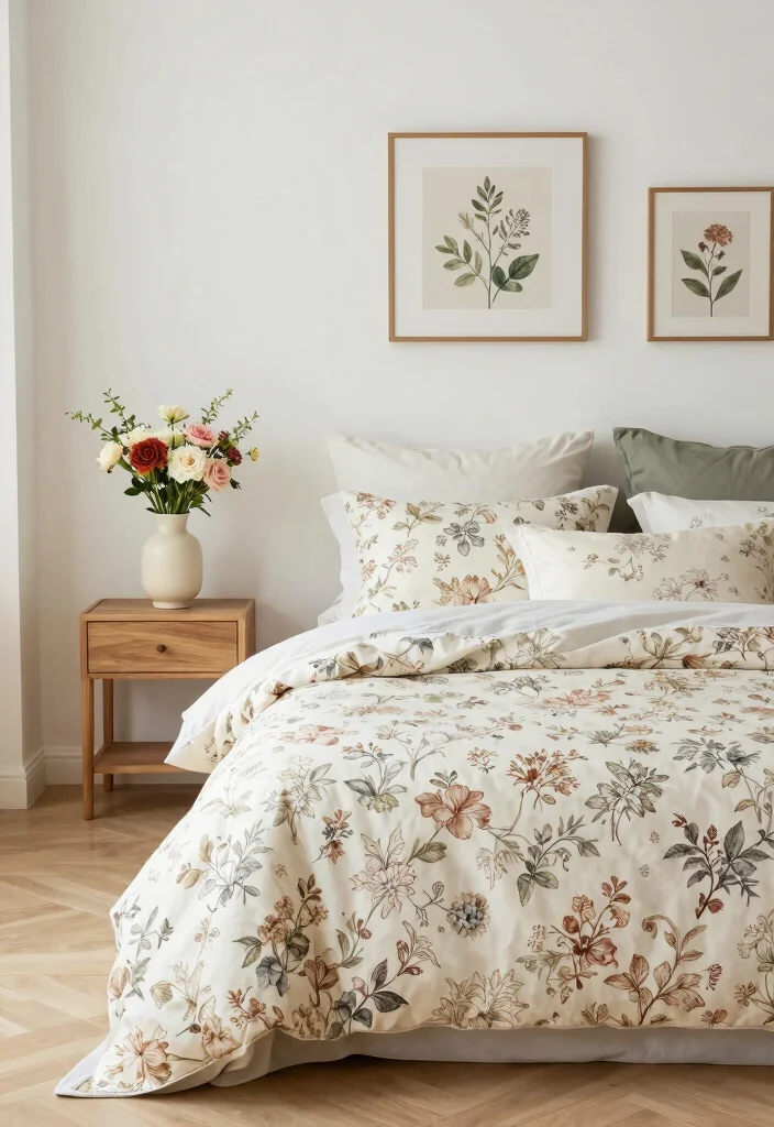 17 Ralph Lauren Bedroom Ideas: Classic Timeless Luxury - 15. Harmonious Floral Touches 1