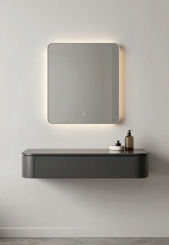 18 Bedroom Dressing Table Design Ideas: Elegant Functional Style - 12. Floating Dressing Table for a Modern Look 1