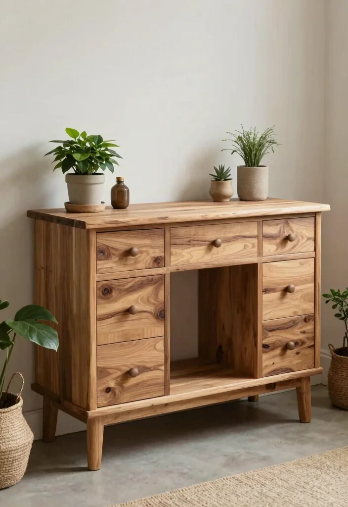 18 Bedroom Dressing Table Design Ideas: Elegant Functional Style - 14. Eco-Friendly Dressing Table Designs 1