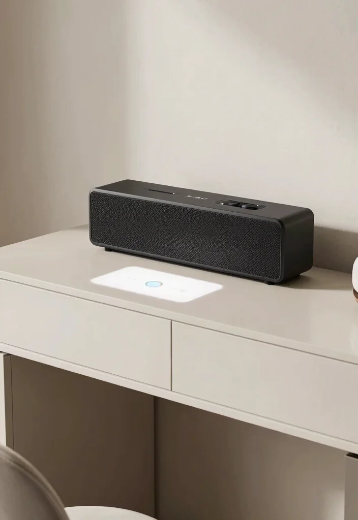 18 Bedroom Dressing Table Design Ideas: Elegant Functional Style - 17. High-Tech Dressing Table for the Modern User 1