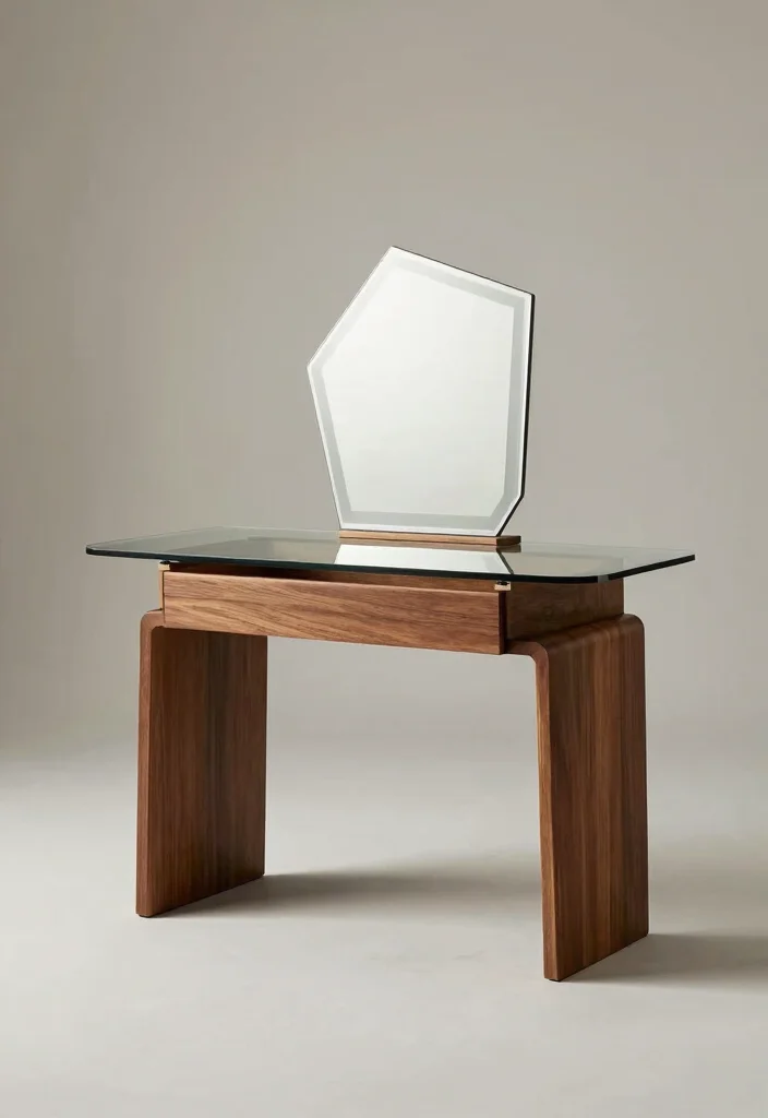 18 Bedroom Dressing Table Design Ideas: Elegant Functional Style - 3. Sleek Modern Dressing Table 1