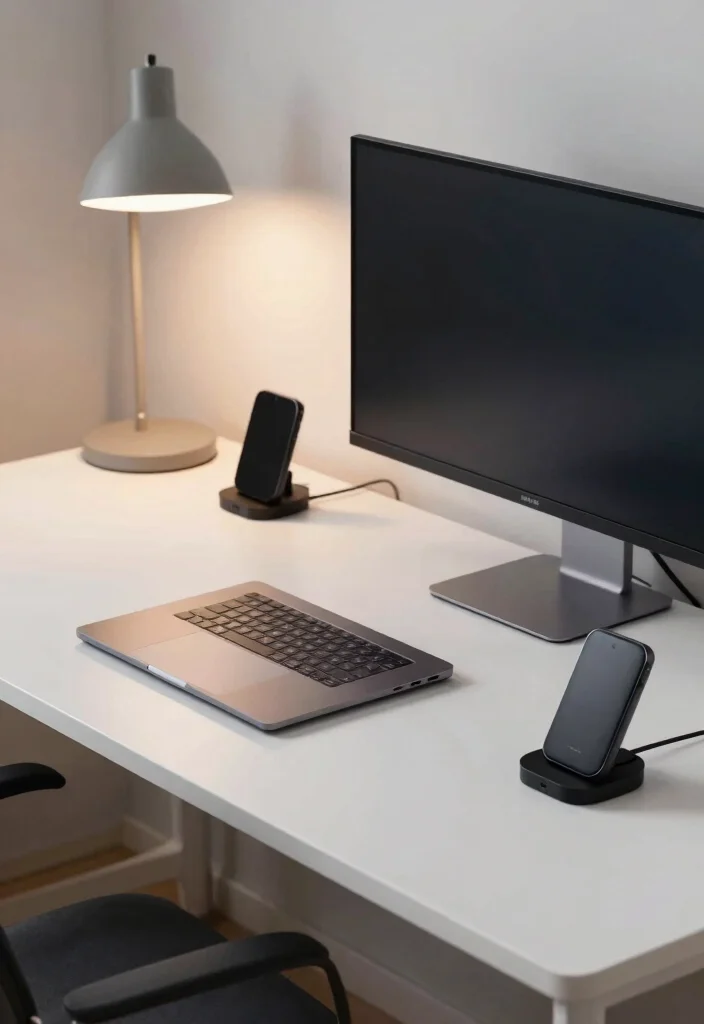 18 Bedroom and Workspace Ideas That Balance Comfort and Productivity - 11. Use Technology Wisely 1