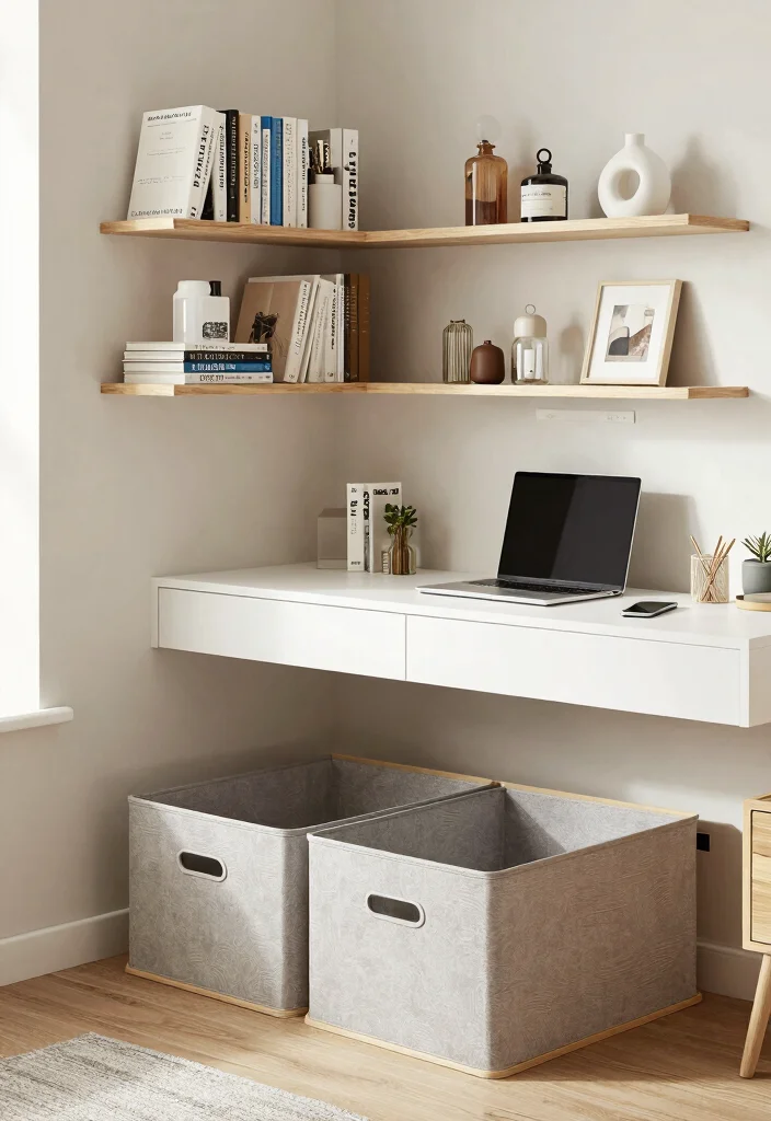 18 Bedroom and Workspace Ideas That Balance Comfort and Productivity - 7. Smart Storage Solutions 1