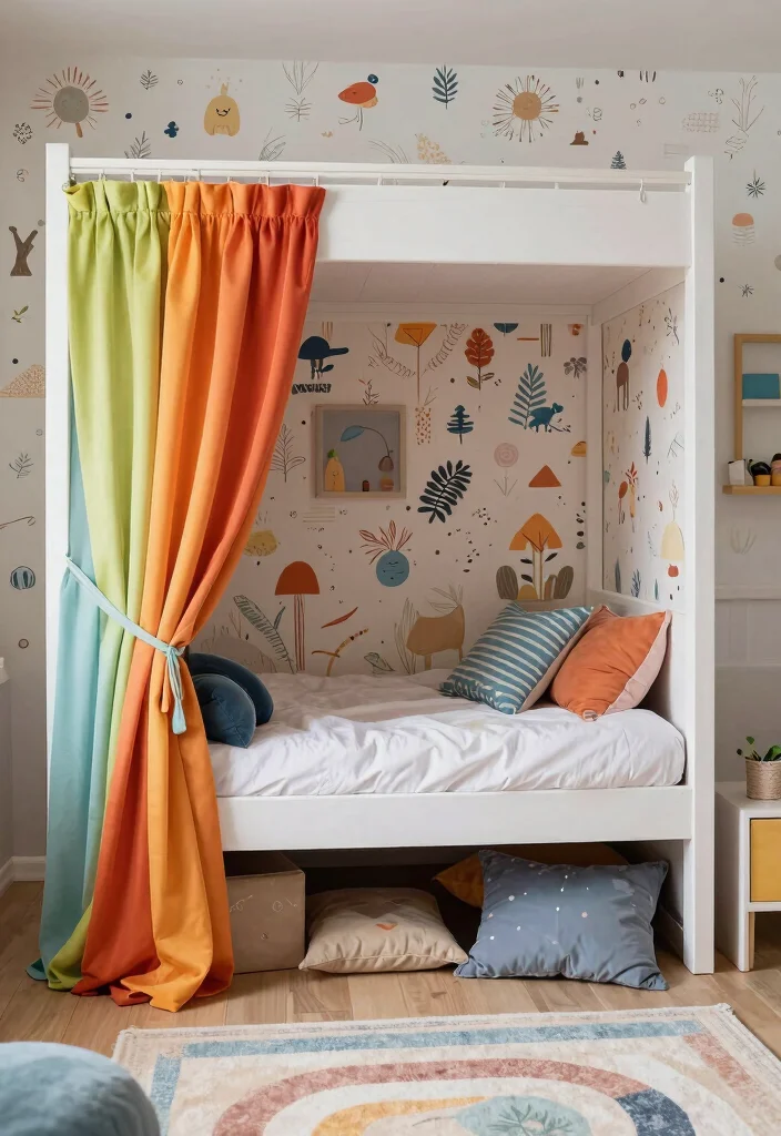 18 Enchanted Forest Bedroom Ideas: Magical Dreamy Escape - 9. Surprise Hidden Spaces 1