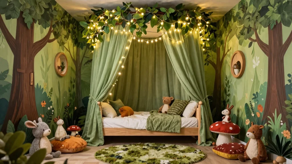 18 Enchanted Forest Bedroom Ideas: Magical Dreamy Escape